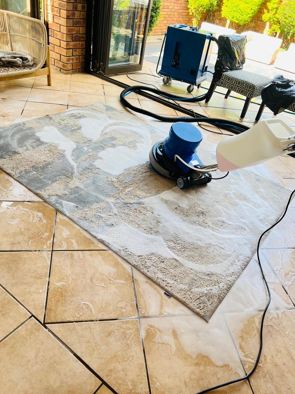 Carpet stain removal